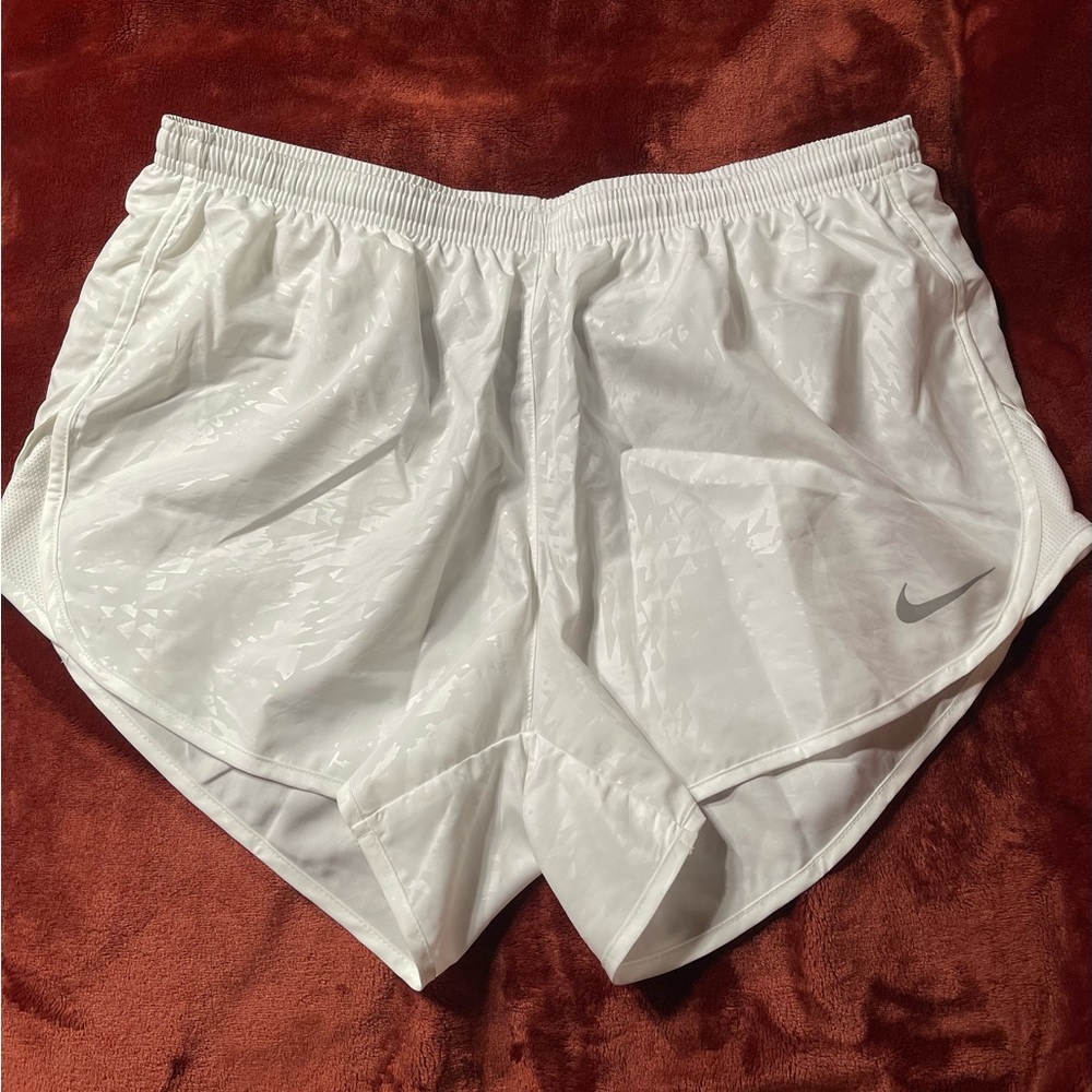 Nike White Athletic Shorts
